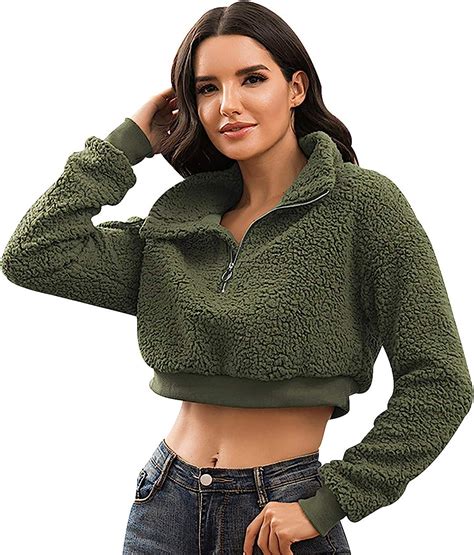 Bauchfreie Pullover für Frauen 